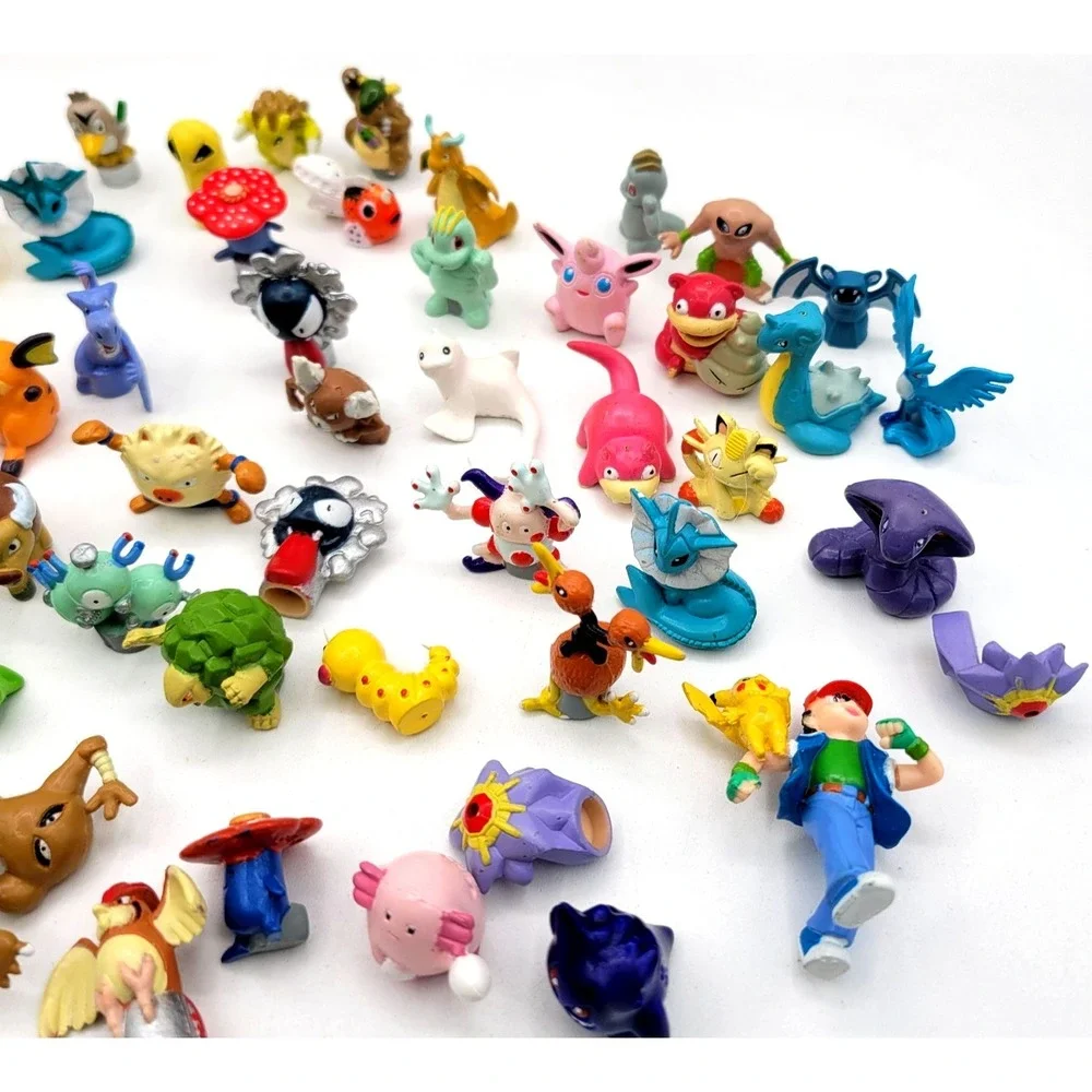 Pokémon‎ Tomy Vintage Figure Toys 66 Lot Mini Figures Nintendo VERY HTF FIGS